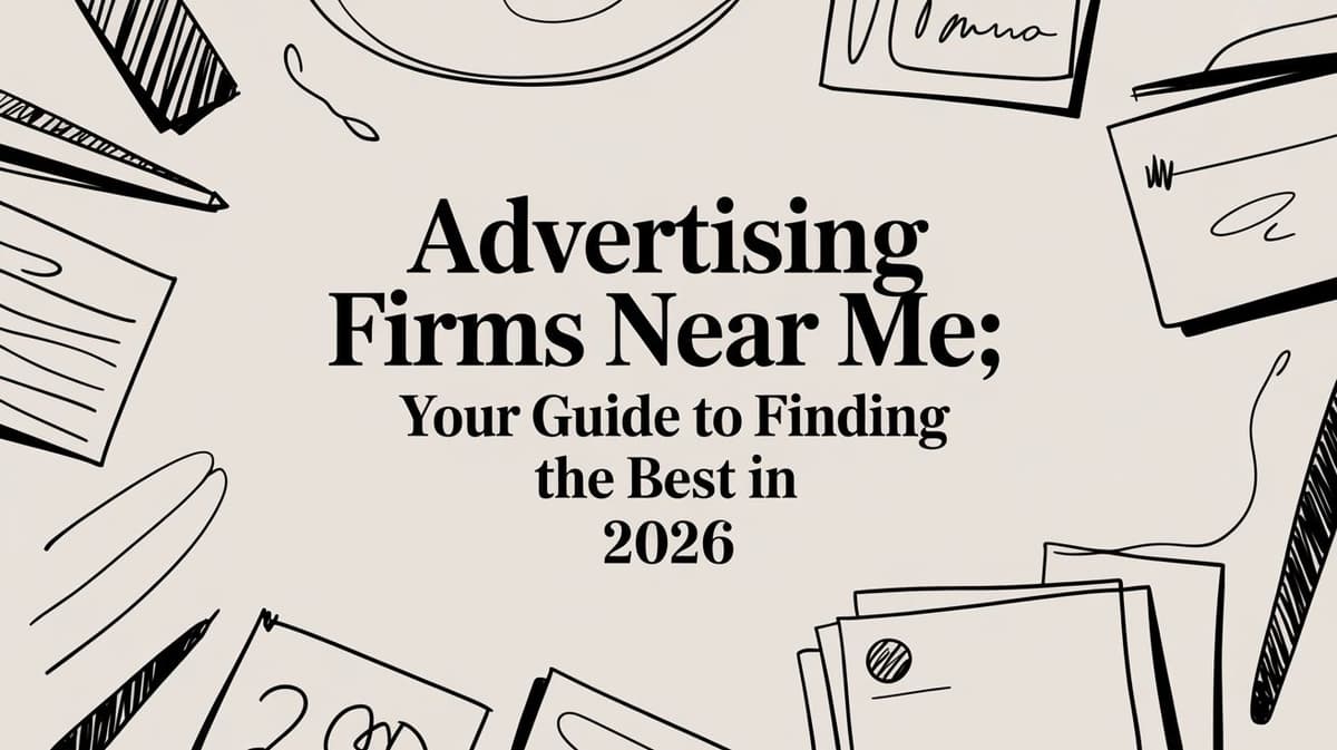 Advertising Firms Near Me: Your Guide to Finding the Best in 2026
