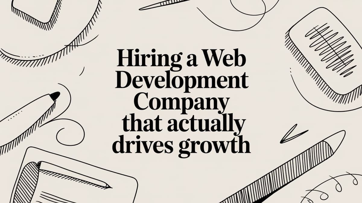 Hiring a Web Development Company That Actually Drives Growth